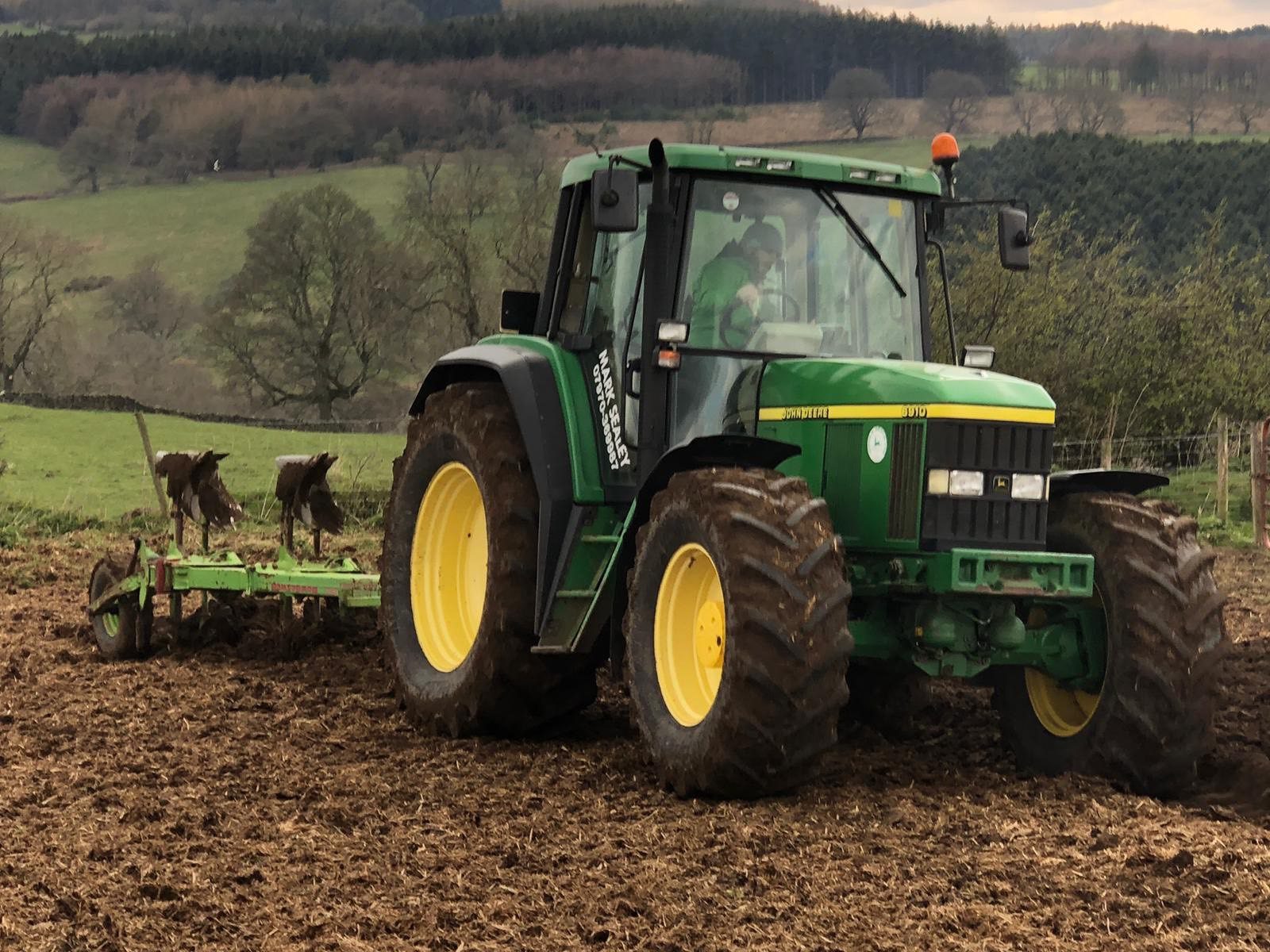 Trying out a bit of ploughing