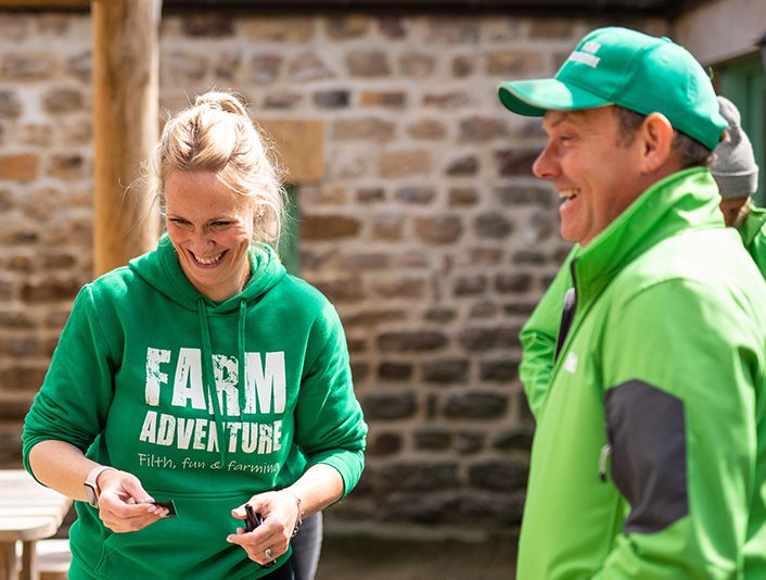 Farm Adventure Team - Rob and Laura