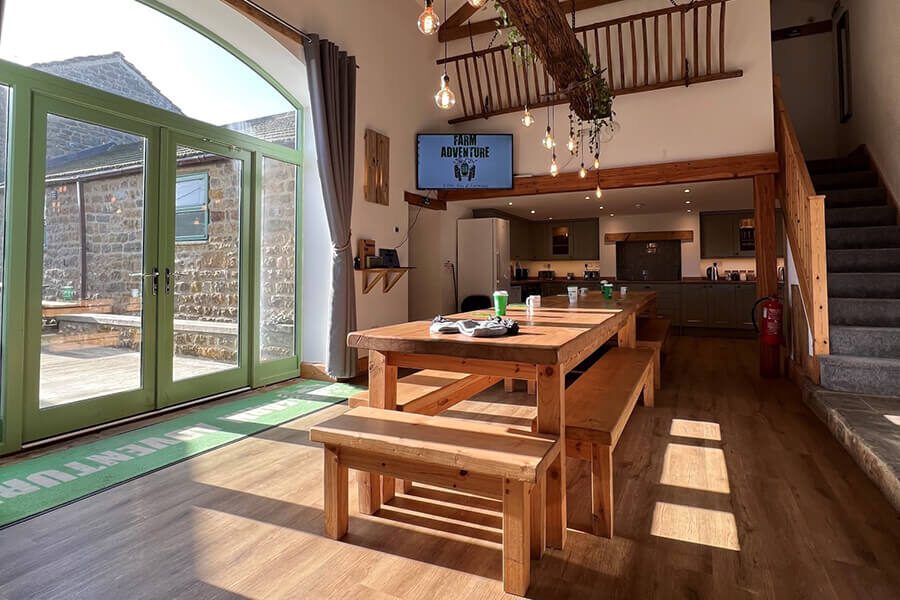 Shepherds Lodge Kitchen Farm Adventure Yorkshire