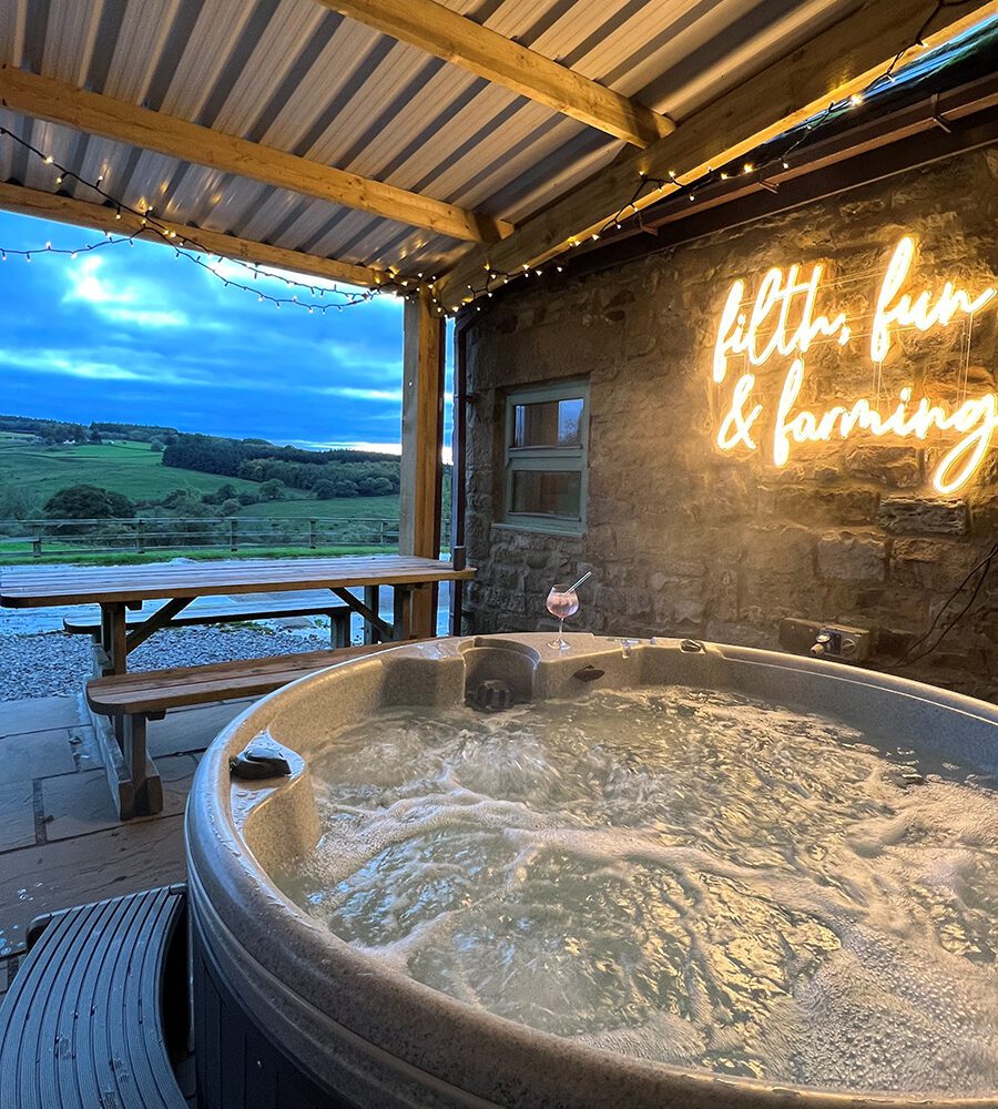 Farm Adventure Yorkshire Hot Tub